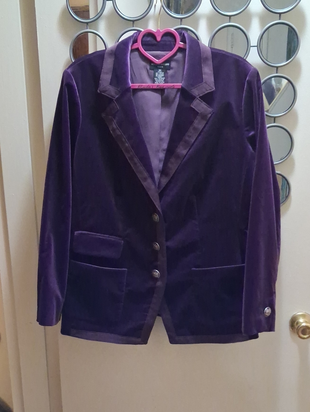 PURPLE VELVET Bllazer